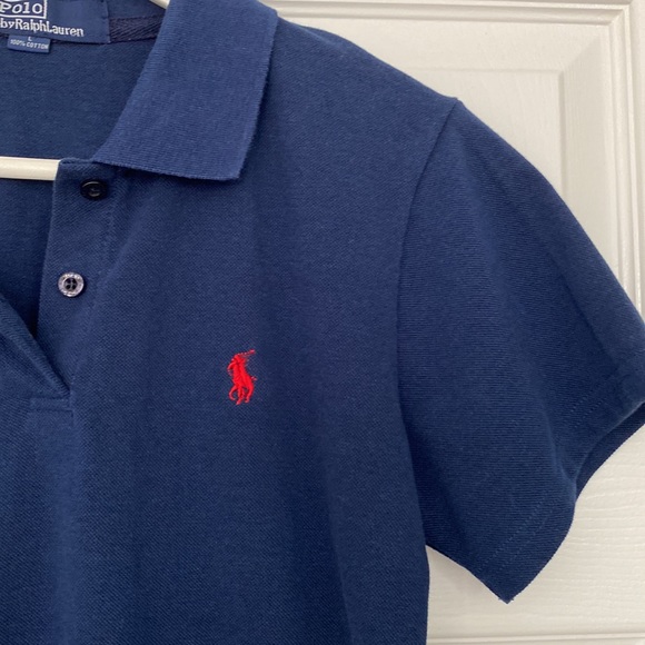 NWOT Polo by Ralph Lauren Boys Navy Polo Shirt Size L - Picture 3 of 6